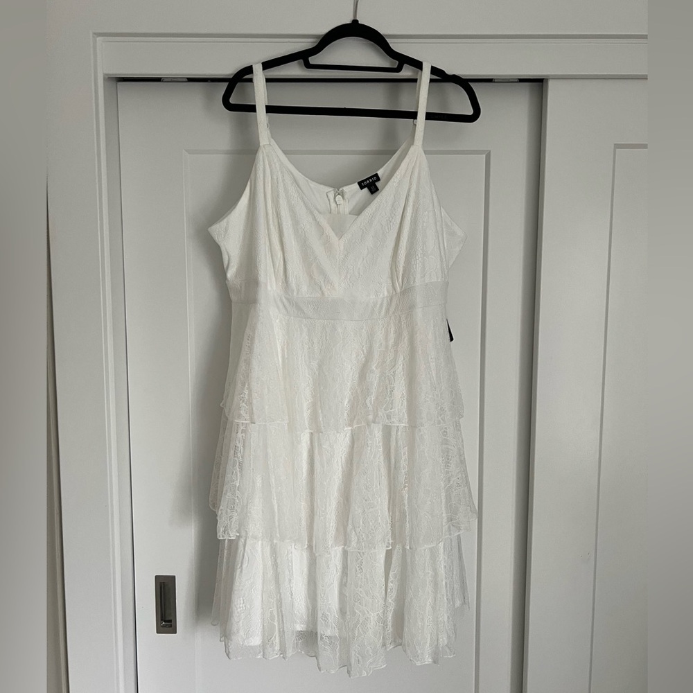 Torrid Size 22 White Lace Dress - perfect for brides!